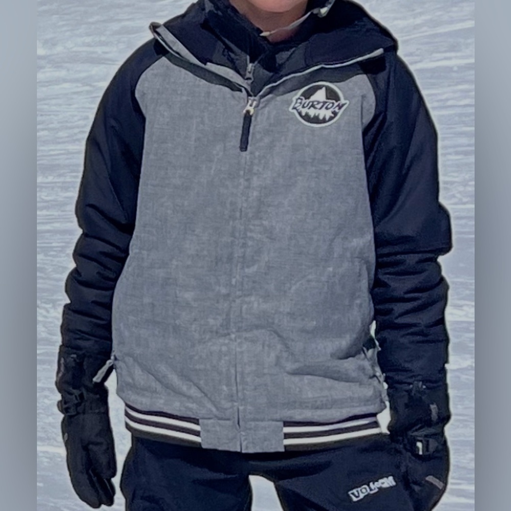 Burton Two-Tone Hooded snowboard Jacket Boys Large